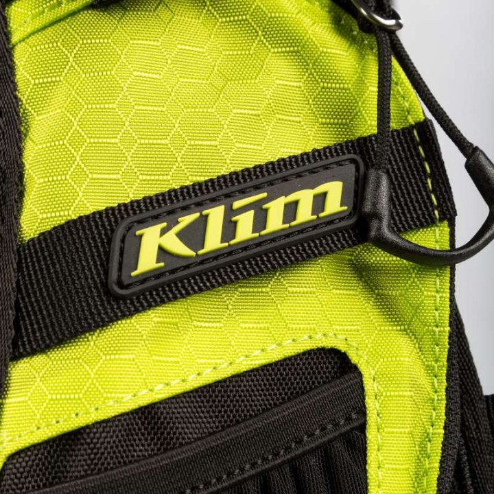 Sac à dos moto KLIM NAC PAK Lime avec poche à eau 3L