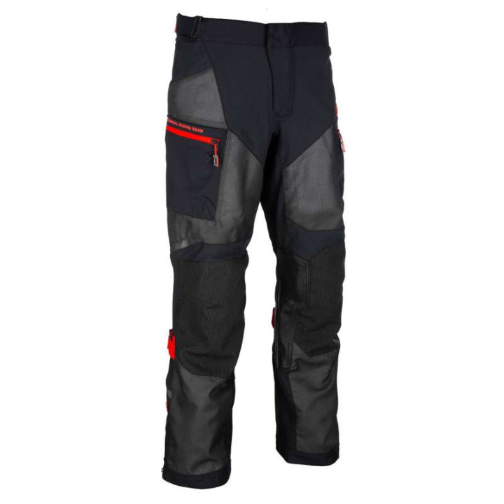 Pantalon moto Klim BAJA S4 Black / Fiery Red