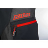 Pantalon moto Klim BAJA S4 Black / Fiery Red Jambes Longues
