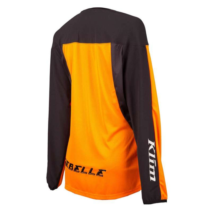 Women's Enduro Jersey Klim REBELLE Ember Orange / Black