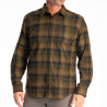 KLIM COTTONWOOD MIDWEIGHT FLANNEL Dark Olive / Black shirt
