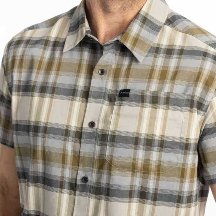 Chemise KLIM NERO STRETCH Monument / Dark Olive
