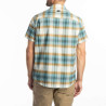 KLIM NERO STRETCH Mineral Blue / Golden Brown shirt