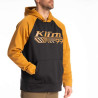 Sweat KLIM FOUNDATION PULLOVER HOODIE Black / Golden Brown
