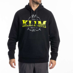 Sweat KLIM DIRT RIDER PULLOVER HOODIE Black / Hi-Vis