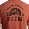 Tee-shirt Klim RIPPIN' TRI-BLEND Heathered Russet / Black