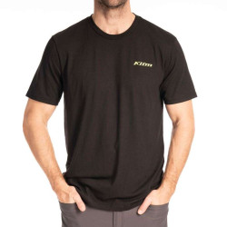T-shirt Klim SADDLE MOUNTAIN TRI-BLEND Black / Hi-Vis
