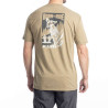T-shirt Klim SADDLE MOUNTAIN TRI-BLEND Coyote Brown Heather / White