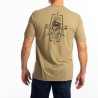 Klim PETROL TRI-BLEND T-shirt Coyote Brown Heather / Black