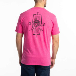 T-shirt Klim PETROL TRI-BLEND Fuchsia Frost / Black 2