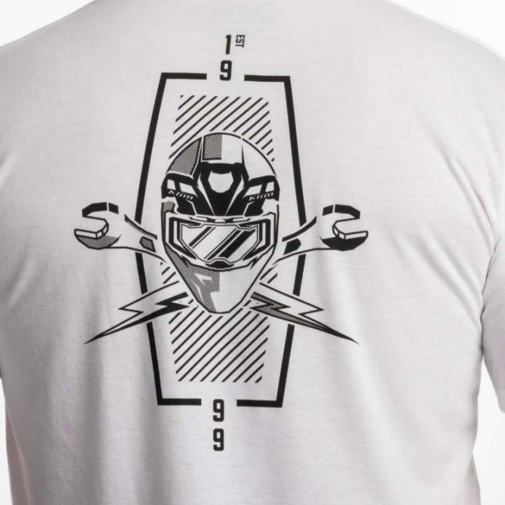 Klim PETROL TRI-BLEND T-shirt White / Black