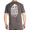 Tee-shirt Klim LIVE TO RIDE TRI-BLEND Heathered Charcoal / White