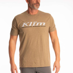 Tee-shirt Klim K CORP SS T Brown Heather / High Rise
