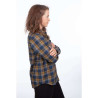 Women's shirt KLIM SUNLIGHT TRAIL MIDWEIGHT FLANNEL Dress Blues / Mock Orange