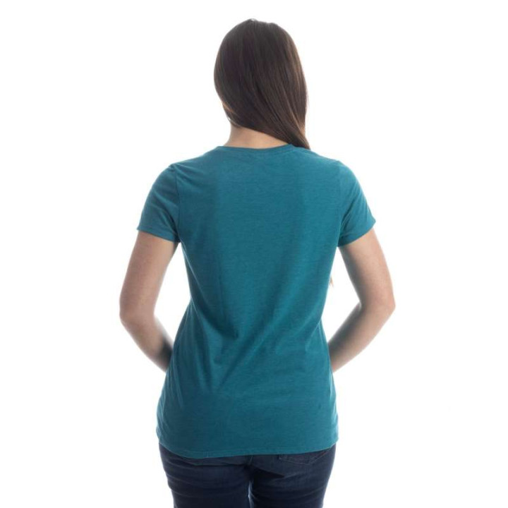Women's T-shirt Klim KUTE CORP SS T Heathered Teal / Beach Glass