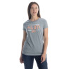 Women's T-shirt Klim KUTE CORP SS T Heathered Gray / Desert Flower