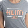 Women's T-shirt Klim KUTE CORP SS T Heathered Gray / Desert Flower