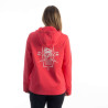 Sweat femme Klim PETROL PULLOVER HOODIE Red / White