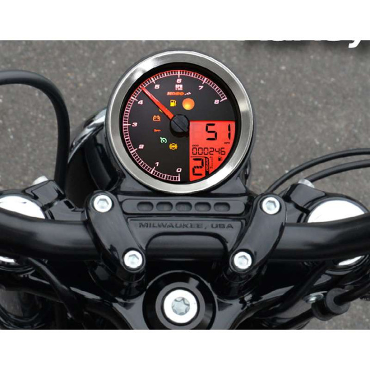 Speedometer KOSO HD-01 (BA051220) HD XL 883/1200 (2014+) Softail (2011+) Dyna (2012+)