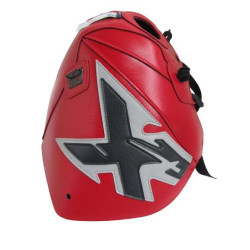 Tapis de réservoir Bagster rouge/deco anthracite (1386D) Yamaha XT600 E