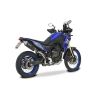 Silencieux haut court titane noir SP2 HP CORSE - Normes Euro4 et Euro5 - YAMAHA 700 TENERE 2025-