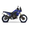 Silencieux bas titane noir SP2 HP CORSE - Normes Euro4 et Euro5 - YAMAHA 700 TENERE 2025-