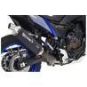 Silencieux bas titane noir SP2 HP CORSE - Normes Euro4 et Euro5 - YAMAHA 700 TENERE 2025-