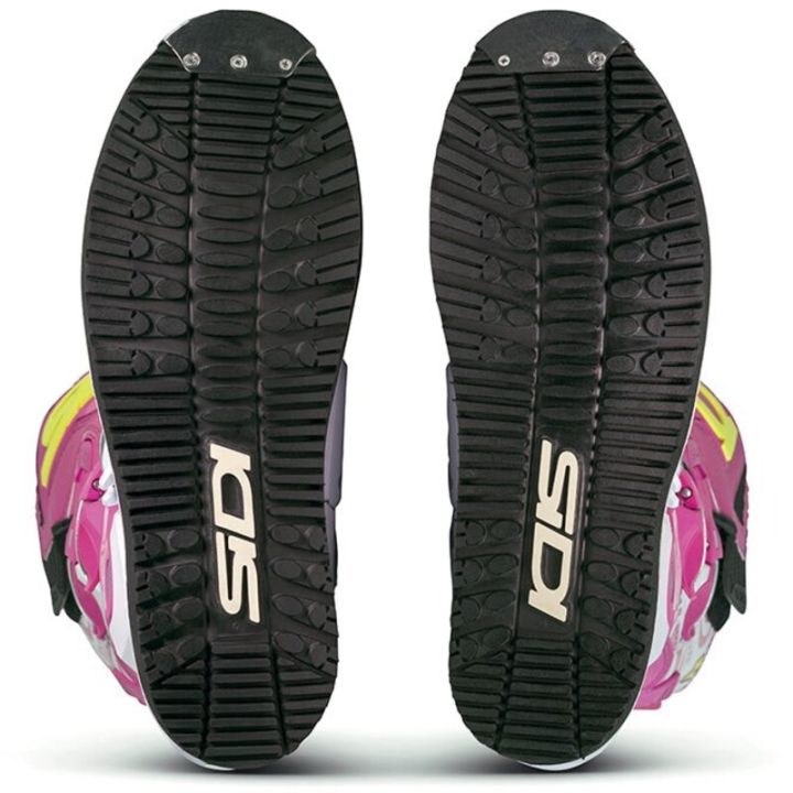 Bottes moto tout terrain Sidi 2026 Crossair HD Billy Bolt Edition Spéciale - Blanc & Rose