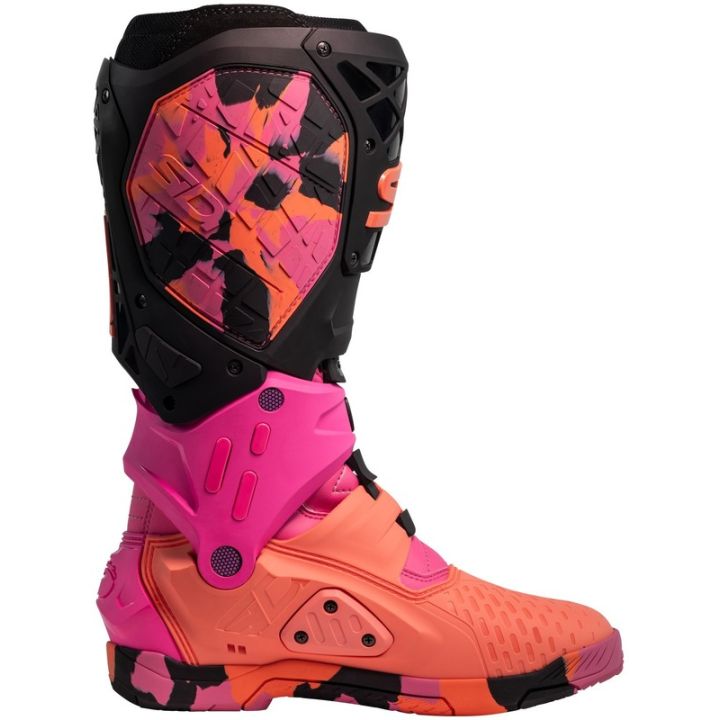 Bottes moto tout terrain Sidi 2026 Crossair X - Noir & Rose