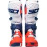 Bottes moto tout terrain Sidi 2026 Crossair X - Blanc Bleu Rouge