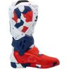 Bottes moto tout terrain Sidi 2026 Crossair X - Blanc Bleu Rouge