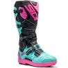 Bottes moto tout terrain Sidi 2026 Crossfire 3 SRS - Noir Menthe Rose