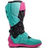 Bottes moto tout terrain Sidi 2026 Crossfire 3 SRS - Noir Menthe Rose