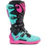 Bottes moto tout terrain Sidi 2026 Crossfire 3 SRS - Noir Menthe Rose