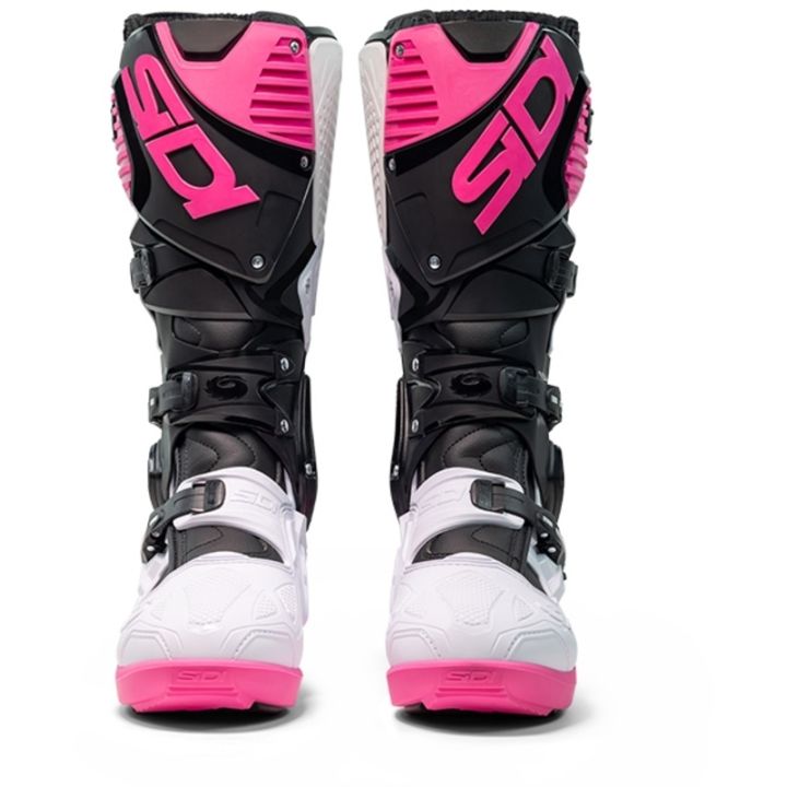 Bottes moto tout terrain Sidi 2026 Crossfire 3 SRS - Blanc Rose