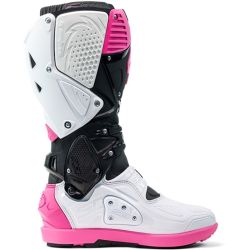 Bottes moto tout terrain Sidi 2026 Crossfire 3 SRS - Blanc Rose 2