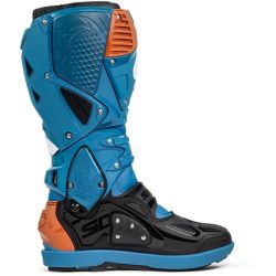Bottes moto tout terrain Sidi 2026 Crossfire 3 SRS - Bleu Orange 2