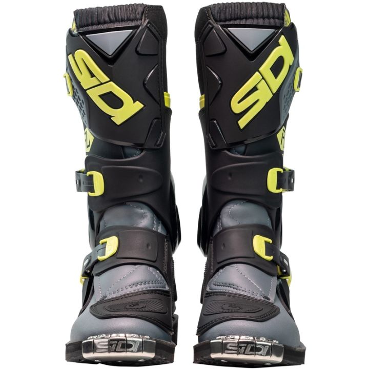Bottes moto tout terrain enfant Sidi 2026 Flame - Jaune & Noir