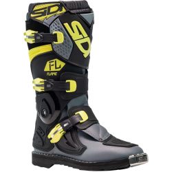 Bottes moto tout terrain enfant Sidi 2026 Flame - Jaune & Noir