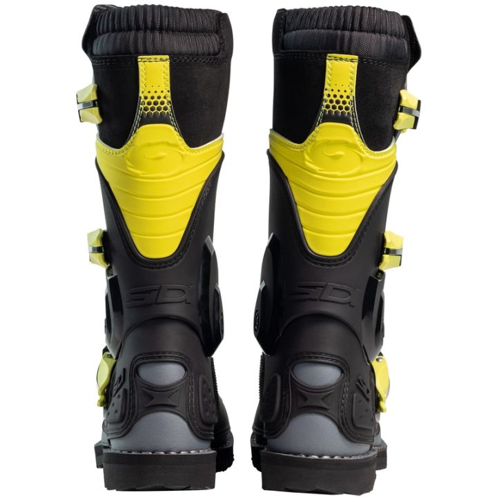 Bottes moto tout terrain enfant Sidi 2026 Flame - Jaune & Noir