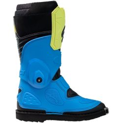 Bottes moto tout terrain enfant Sidi 2026 Flame - Bleu & Jaune 2