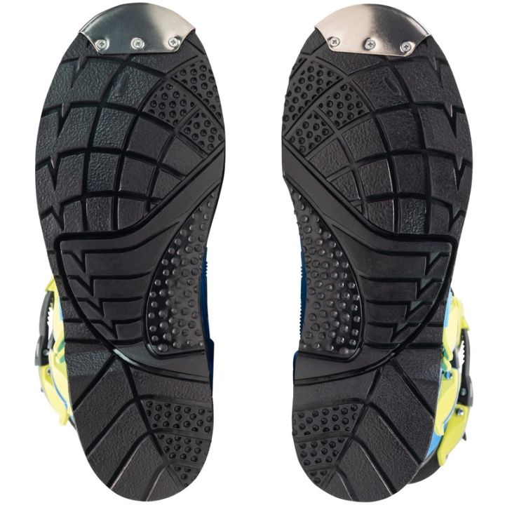 Bottes moto tout terrain enfant Sidi 2026 Flame - Bleu & Jaune