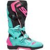 Bottes moto tout terrain Sidi 2026 Crossair - Noir Menthe Rose