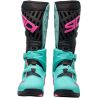 Bottes moto tout terrain Sidi 2026 Crossair - Noir Menthe Rose