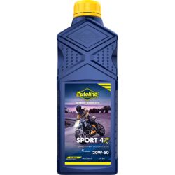 PUTOLINE - Huile moteur 4T TECHNO MOTO SYNTEC ROAD 4 15W50 - 1L
