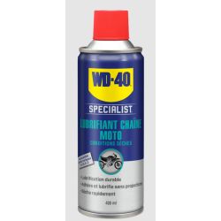 WD40 - Graisse chaîne Specialist Moto conditions sèches - 400ml
