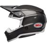 Casque cross Bell MOTO-10 Spherical Solid - Noir Blanc Brillant