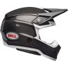 Casque cross Bell MOTO-10 Spherical Solid - Noir Blanc Brillant
