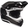 Casque cross Bell MOTO-10 Spherical Solid - Noir Blanc Brillant