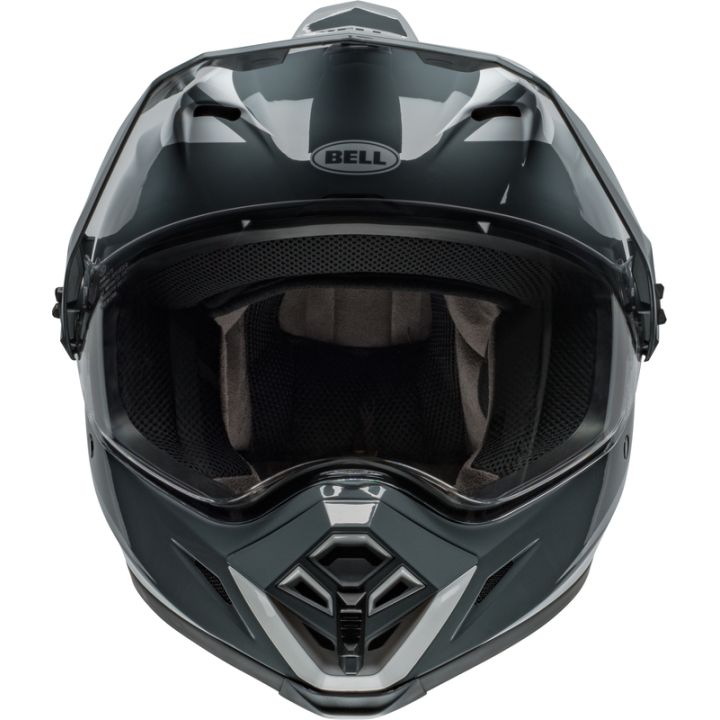 Casque cross BellMX-9 Adventure MIPS Alpine - Gris Charcoal Argent